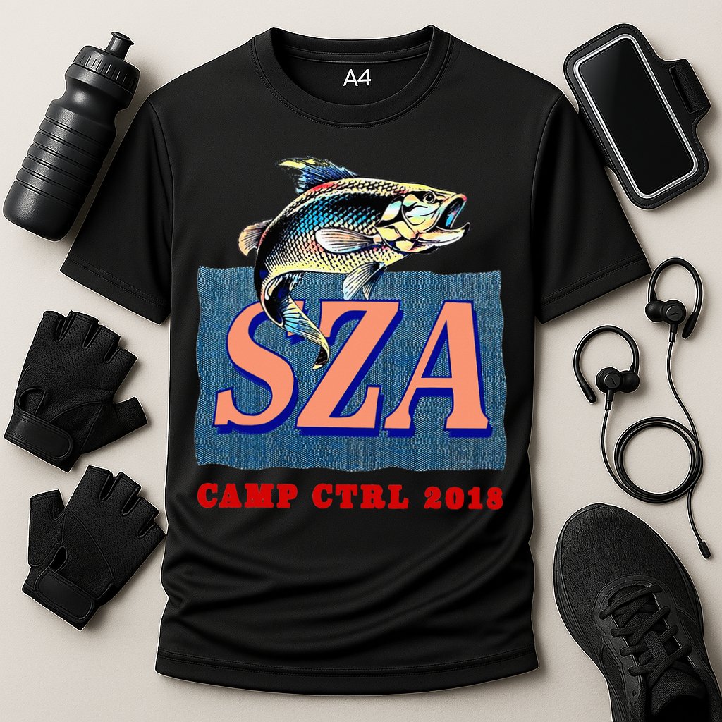 Camp Ctrl SZA fishing Cooling Performance Crew T-Shirt