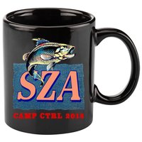 Camp Ctrl SZA fishing 11oz C Handle Ceramic Mug