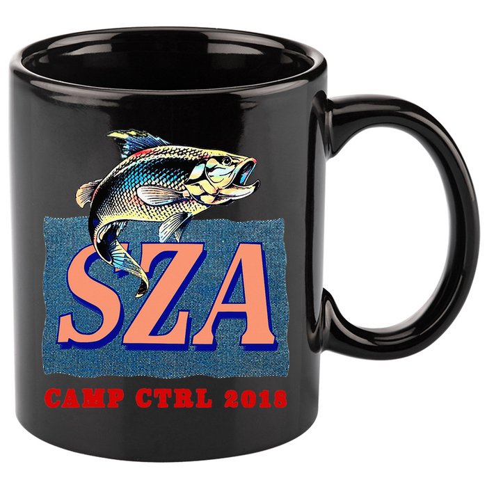 Camp Ctrl SZA fishing 11oz C Handle Ceramic Mug