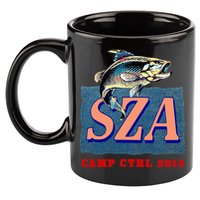 Camp Ctrl SZA fishing 11oz C Handle Ceramic Mug
