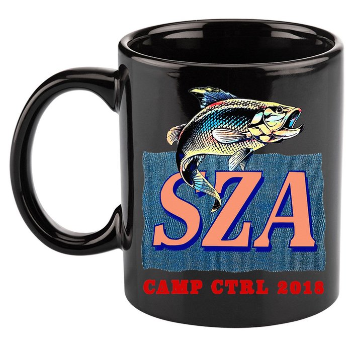 Camp Ctrl SZA fishing 11oz C Handle Ceramic Mug