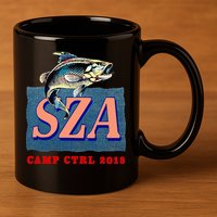 Camp Ctrl SZA fishing 11oz C Handle Ceramic Mug