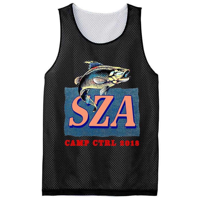 Camp Ctrl SZA fishing Mesh Reversible Basketball Jersey Tank