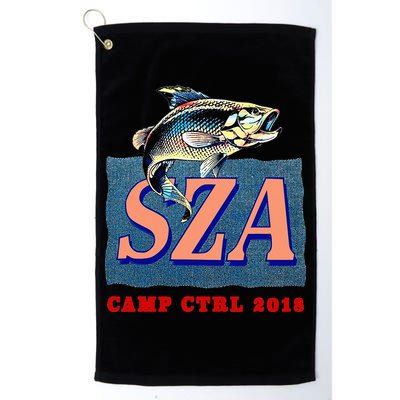 Camp Ctrl SZA fishing Golf Towel