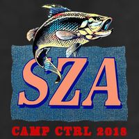Camp Ctrl SZA fishing Golf Towel