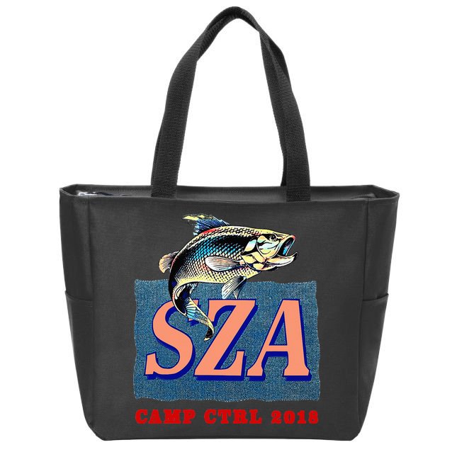 Camp Ctrl SZA fishing Zip Tote Bag