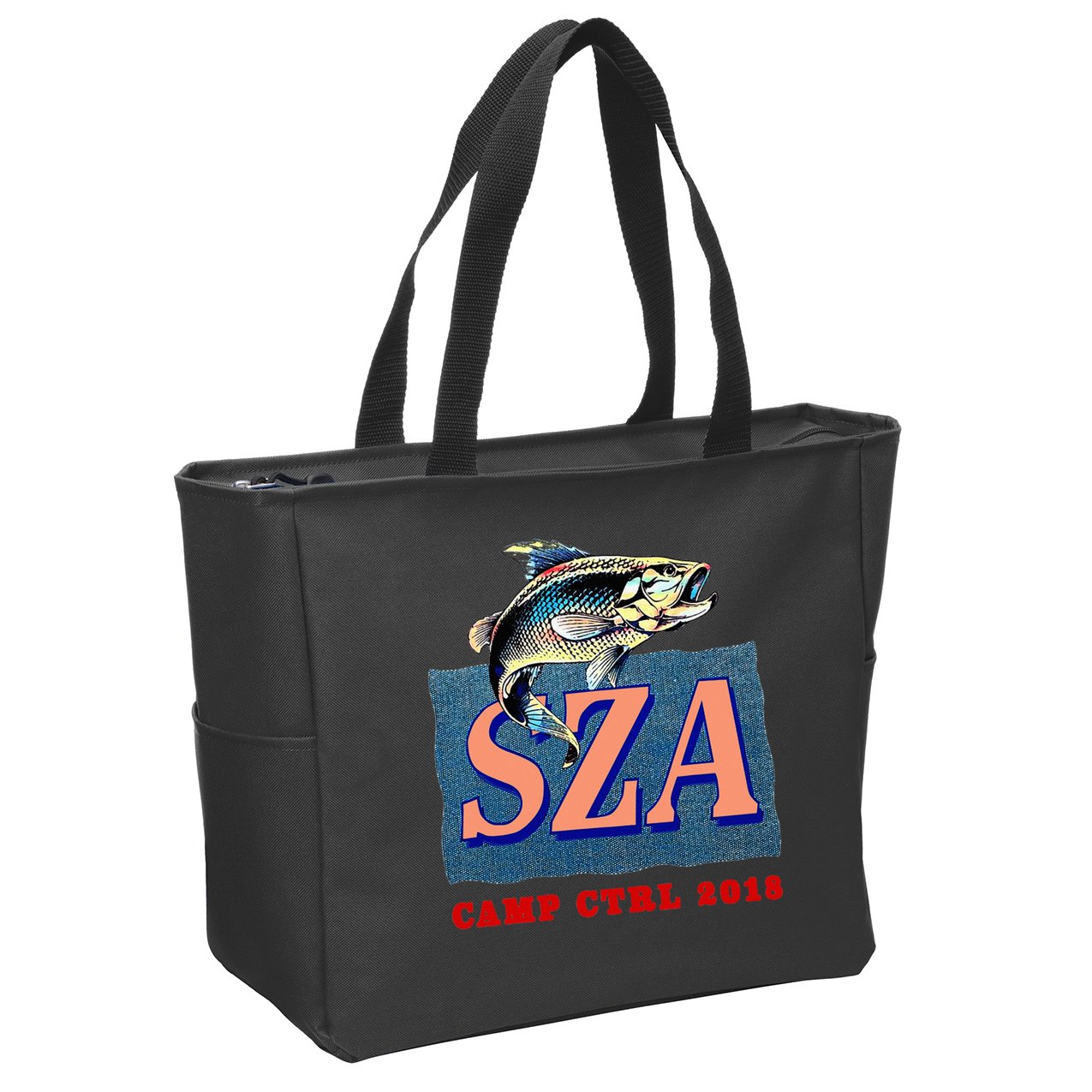 Camp Ctrl SZA fishing Zip Tote Bag