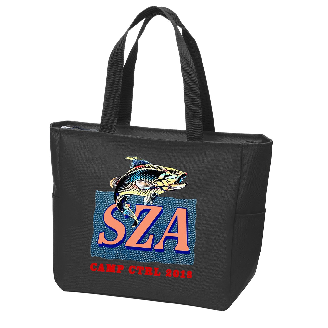 Camp Ctrl SZA fishing Zip Tote Bag