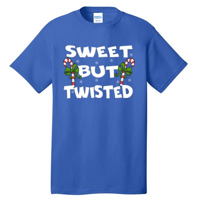 Candy Cane Sweet But Twisted Christmas Xmas Pajama Gift Tall T-Shirt