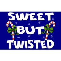 Candy Cane Sweet But Twisted Christmas Xmas Pajama Gift Bumper Sticker