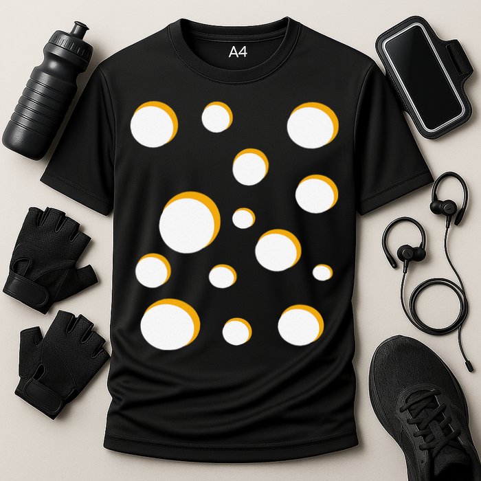 Cheese Costume Swiss Gouda Brie Cheddar Halloween Cooling Performance Crew T-Shirt