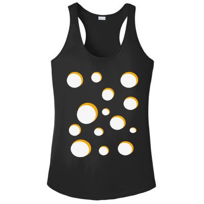 Cheese Costume Swiss Gouda Brie Cheddar Halloween Ladies PosiCharge Competitor Racerback Tank