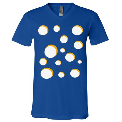 Cheese Costume Swiss Gouda Brie Cheddar Halloween V-Neck T-Shirt