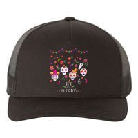 Colorful Calavera Skulls Celebration Mexican Holiday Yupoong Adult 5-Panel Trucker Hat