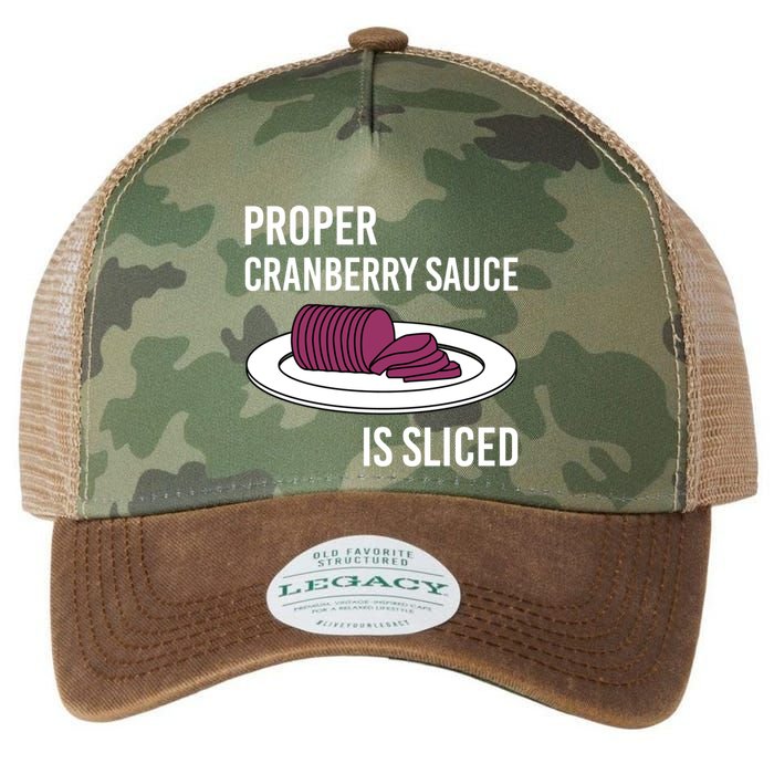 Canned Cranberry Sauce Is Right Jellied And Sliced Funny Gift Legacy Tie Dye Trucker Hat