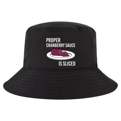 Canned Cranberry Sauce Is Right Jellied And Sliced Funny Gift Cool Comfort Performance Bucket Hat
