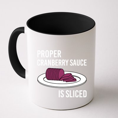 Canned Cranberry Sauce Is Right Jellied And Sliced Funny Gift Mug
