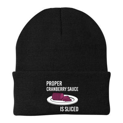 Canned Cranberry Sauce Is Right Jellied And Sliced Funny Gift Beanie