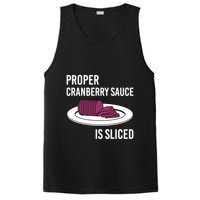 Canned Cranberry Sauce Is Right Jellied And Sliced Funny Gift PosiCharge Competitor Tank