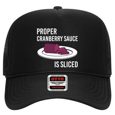 Canned Cranberry Sauce Is Right Jellied And Sliced Funny Gift Trucker Hat