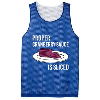 Canned Cranberry Sauce Is Right Jellied And Sliced Funny Gift Mesh Reversible Basketball Jersey Tank