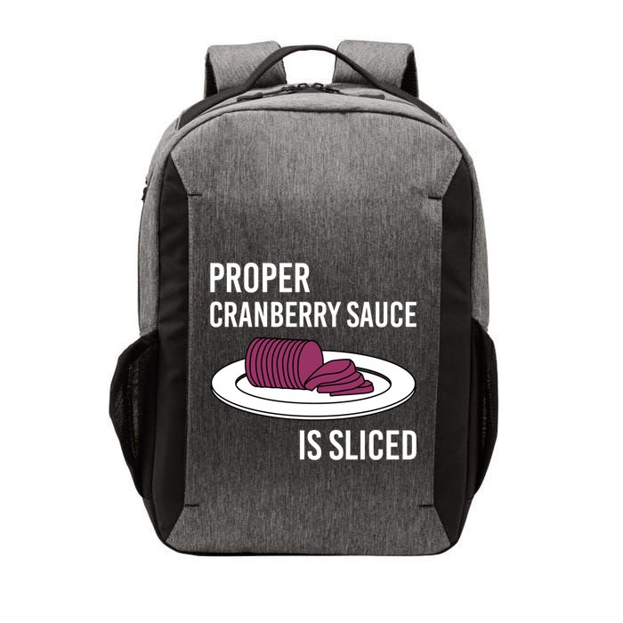 Canned Cranberry Sauce Is Right Jellied And Sliced Funny Gift Vector Backpack