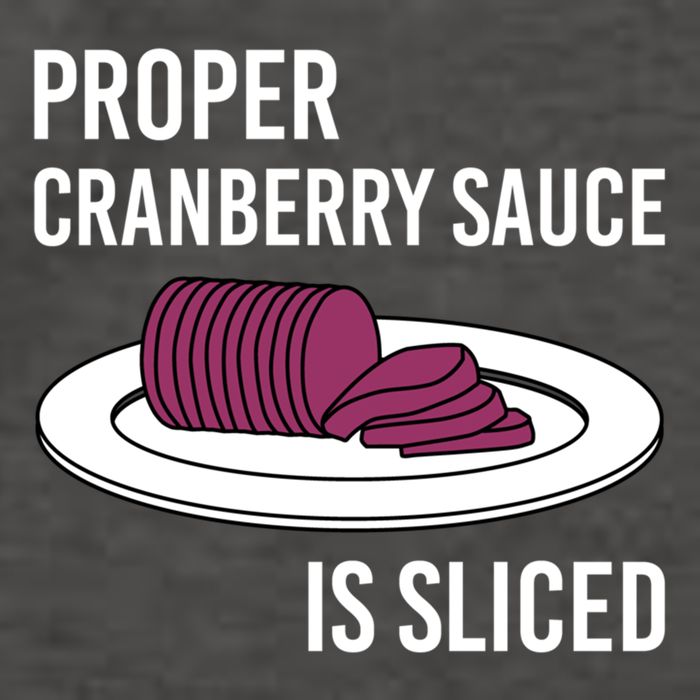 Canned Cranberry Sauce Is Right Jellied And Sliced Funny Gift Vector Backpack