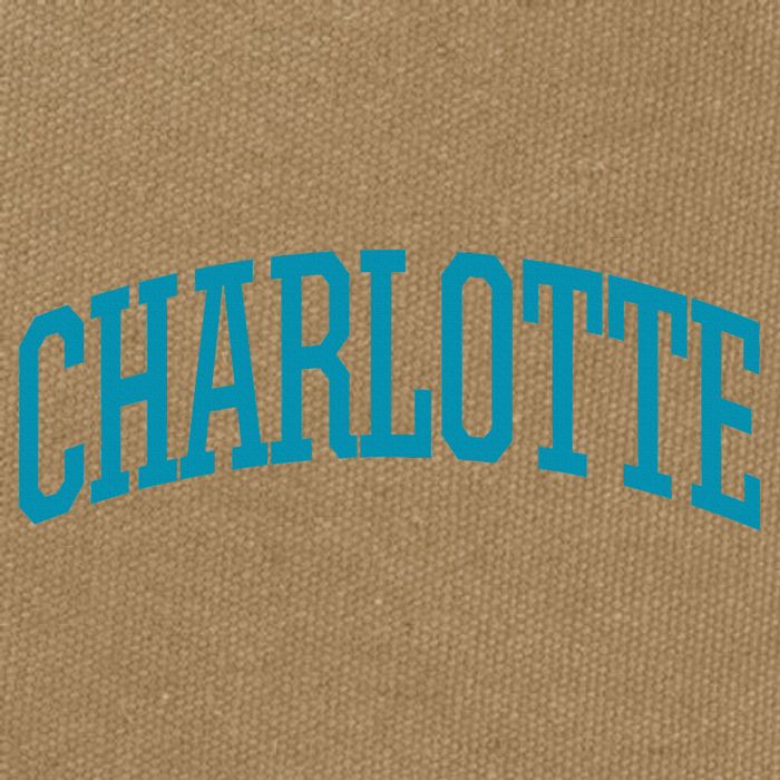Charlotte Charlotte Sports Collegestyle Cotton Canvas Backpack