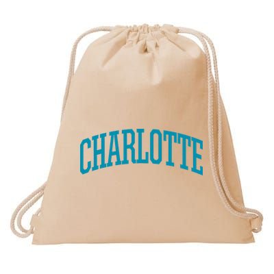 Charlotte Charlotte Sports Collegestyle Drawstring Bag