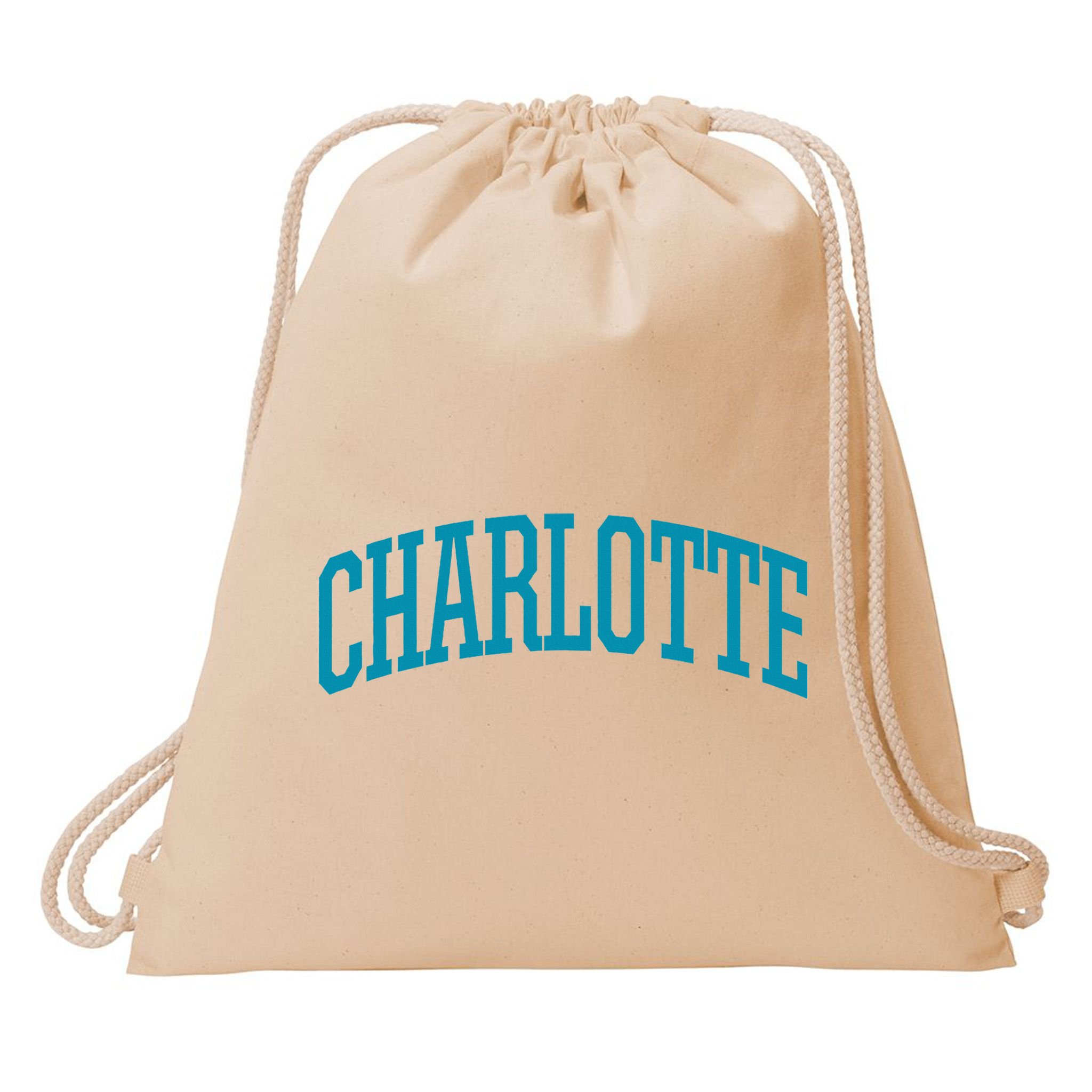 Charlotte Charlotte Sports Collegestyle Drawstring Bag