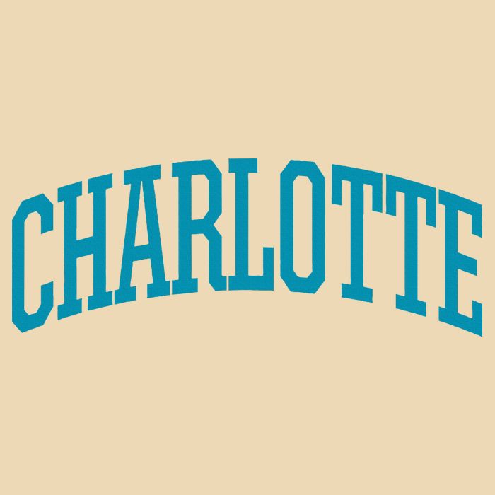 Charlotte Charlotte Sports Collegestyle Drawstring Bag