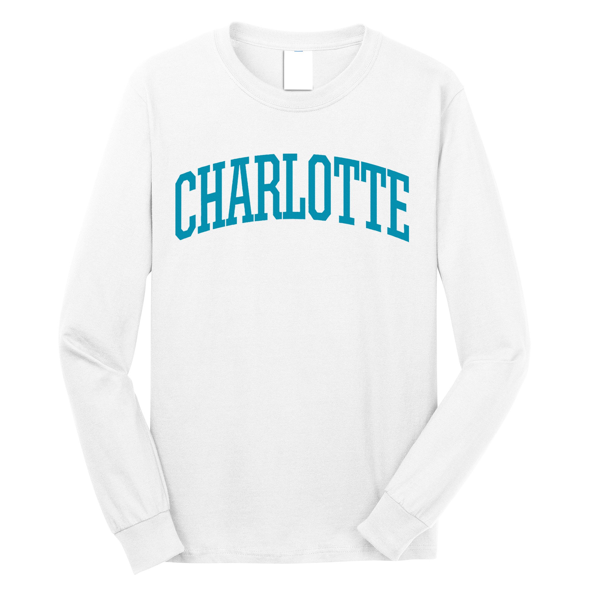Charlotte Charlotte Sports Collegestyle Long Sleeve Shirt