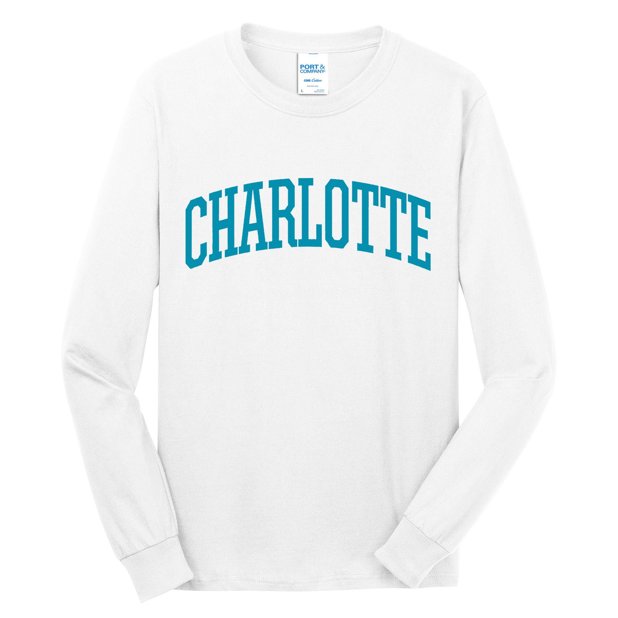 Charlotte Charlotte Sports Collegestyle Tall Long Sleeve T-Shirt