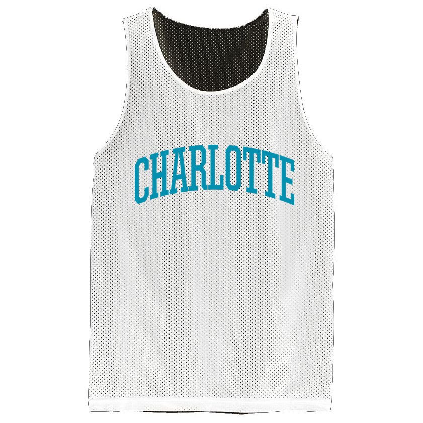 Charlotte Charlotte Sports Collegestyle Mesh Reversible Basketball Jersey Tank