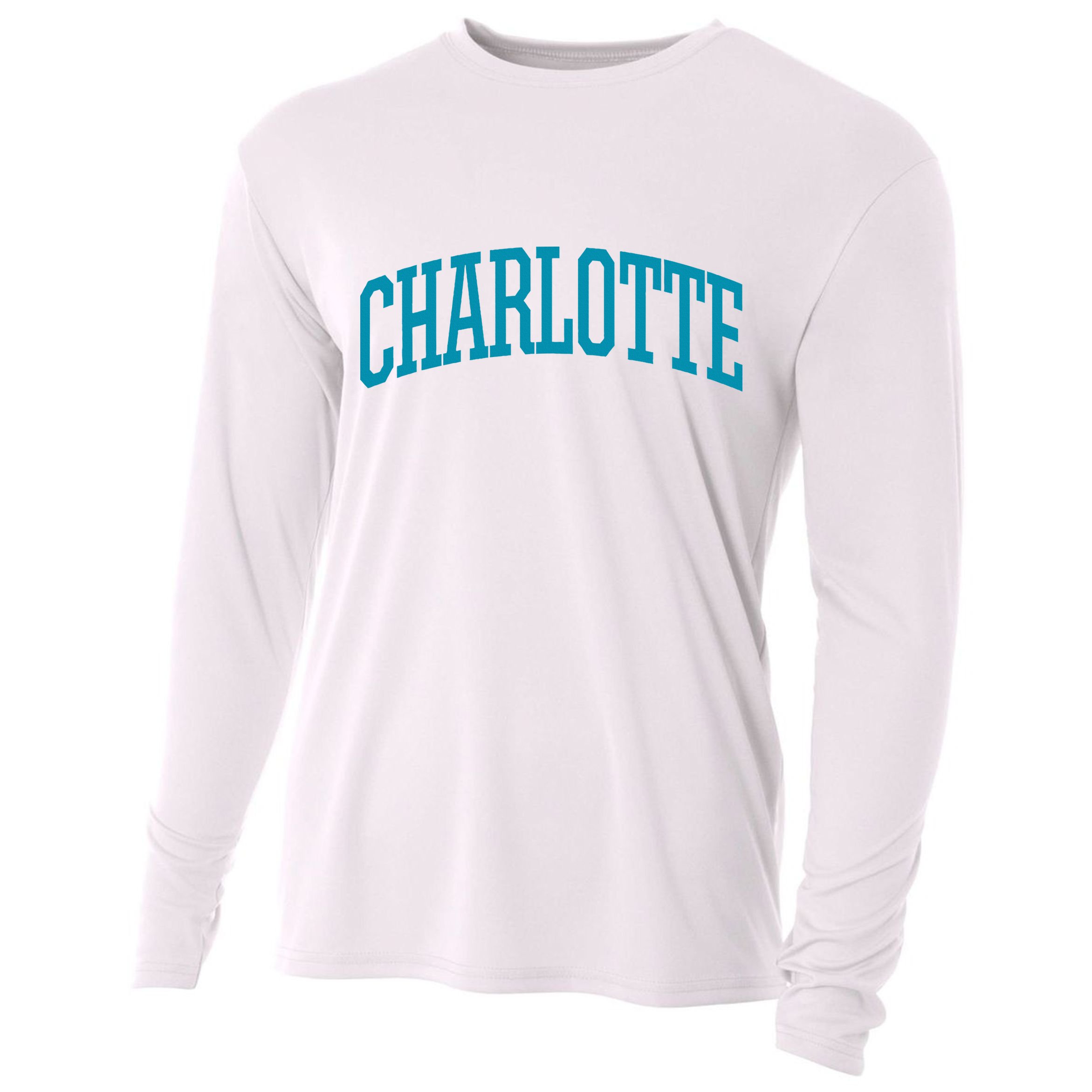 Charlotte Charlotte Sports Collegestyle Cooling Performance Long Sleeve Crew