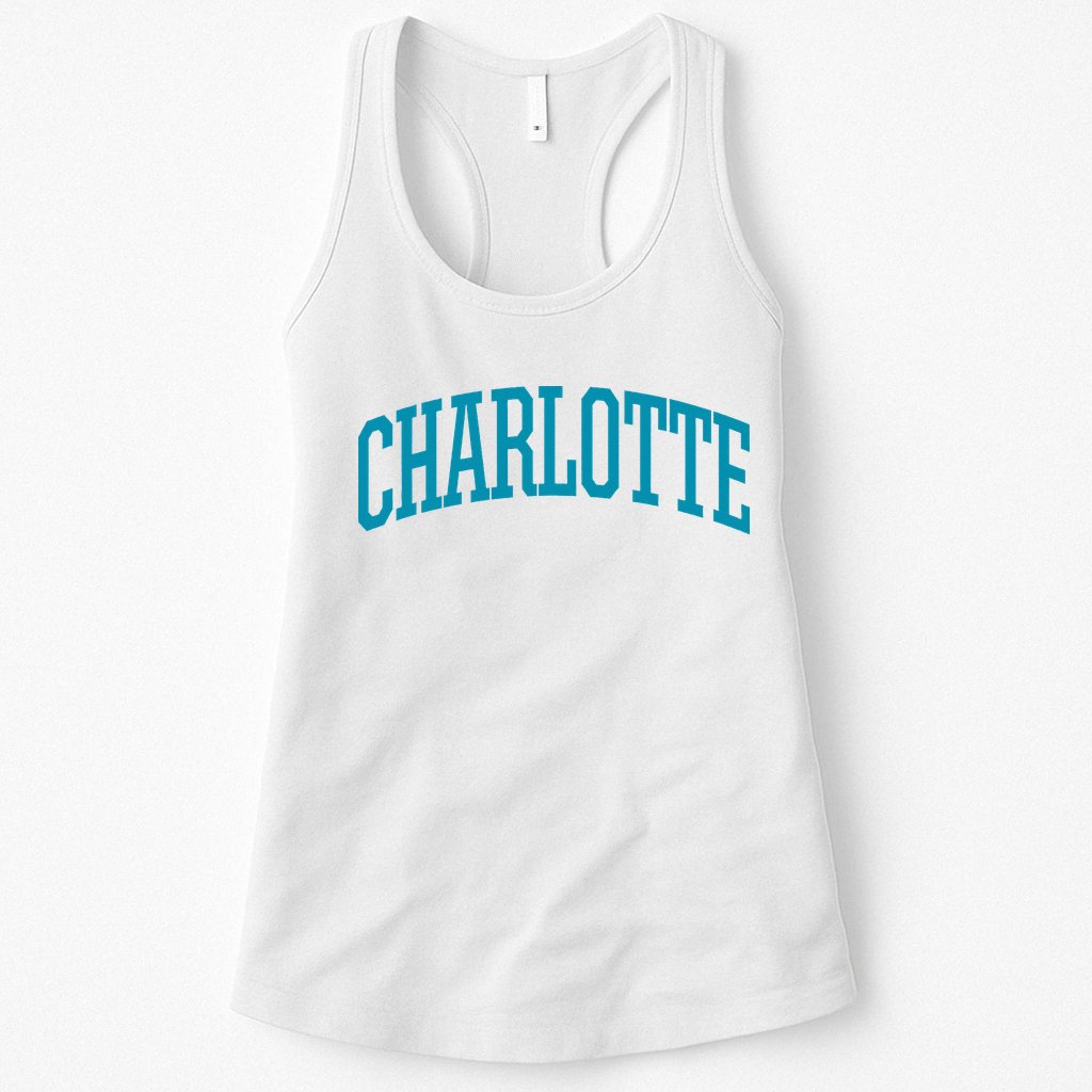 Charlotte Charlotte Sports Collegestyle Womens Tank Top