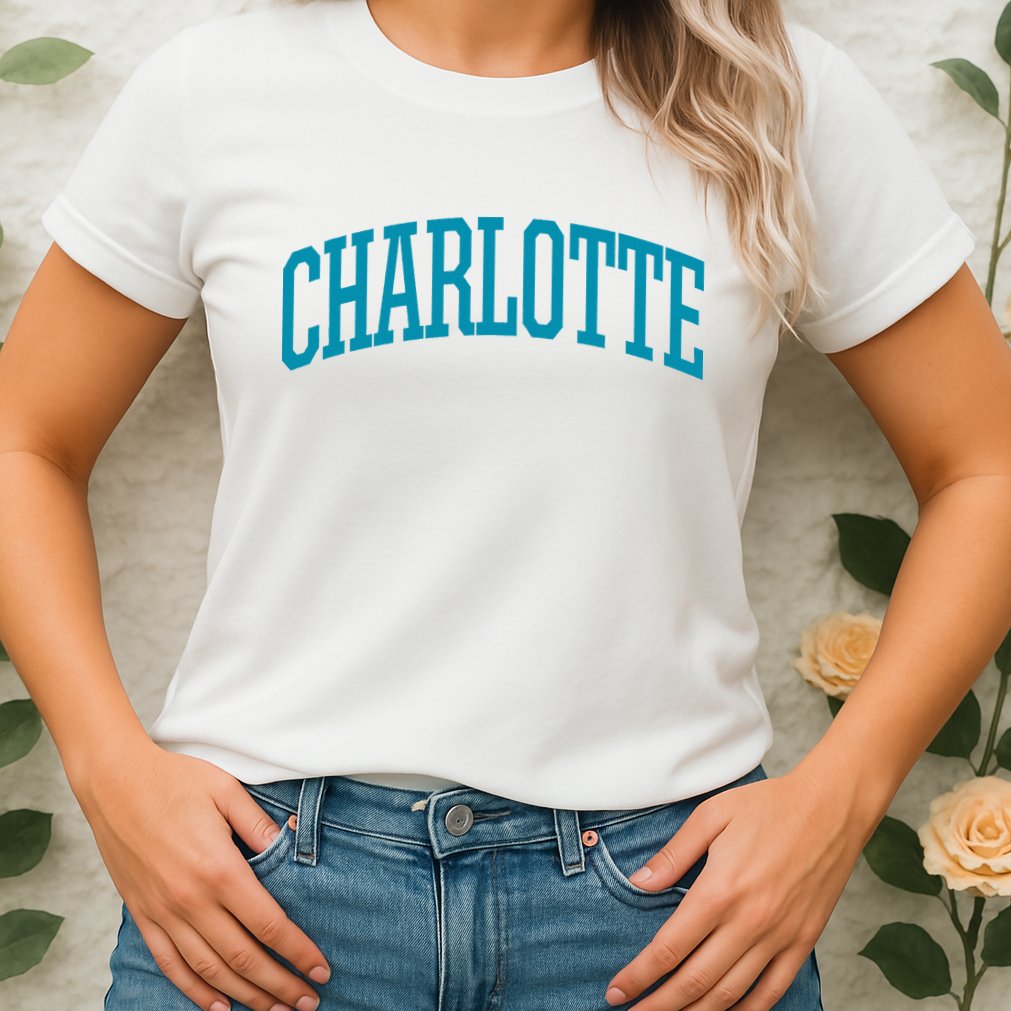 Charlotte Charlotte Sports Collegestyle Womens T-Shirt