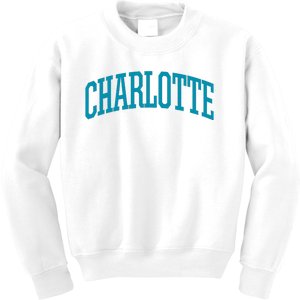 Charlotte Charlotte Sports Collegestyle Kids Sweatshirt