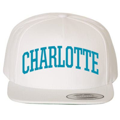 Charlotte Charlotte Sports Collegestyle Wool Snapback Cap