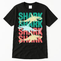 Cool Colorful Sharks Tall T-Shirt