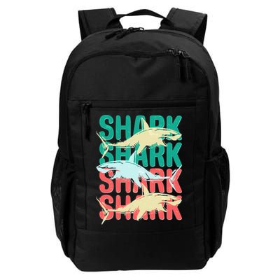 Cool Colorful Sharks Backpack