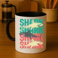Cool Colorful Sharks Mug