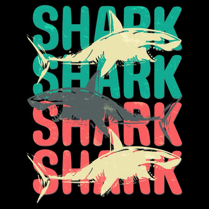Cool Colorful Sharks Mug