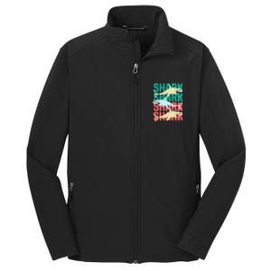 Cool Colorful Sharks Core Soft Shell Jacket