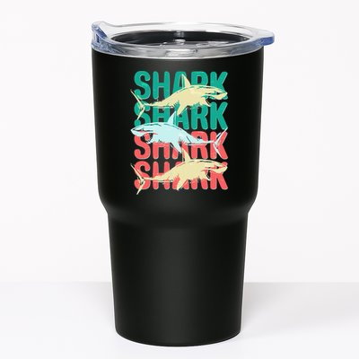 Cool Colorful Sharks Tumbler