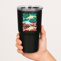 Cool Colorful Sharks Tumbler