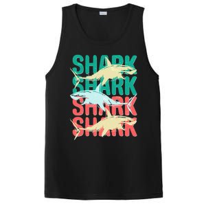 Cool Colorful Sharks PosiCharge Competitor Tank