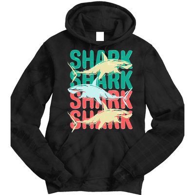Cool Colorful Sharks Tie Dye Hoodie