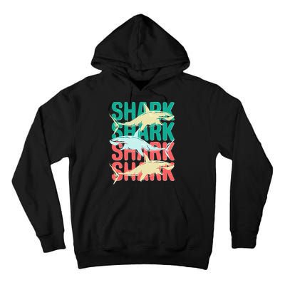 Cool Colorful Sharks Tall Hoodie