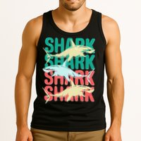 Cool Colorful Sharks Tank Top